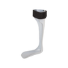 Rigid white RCAI ankle foot orthosis with black adjustable strap, made in the USA, best orthopedic brace for b2b orthopedics .