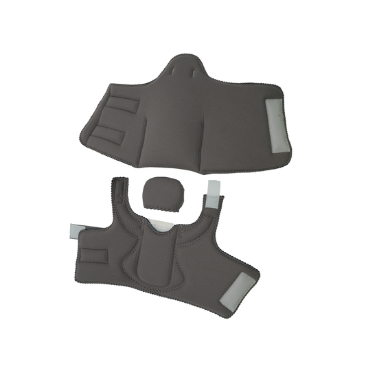 Gray MPO 2000 Accessory Kit with adjustable straps and padded sections, made in the USA, best orthopedic braces by RCAI for.