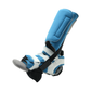 Blue and white Dorsi-Flexion Multi Podus orthopedic brace with adjustable straps, made in the USA, best orthopedic braces.