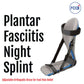 RCAI plantar fasciitis night splint in gray and black with adjustable straps, made in the USA, best orthopedic braces for.