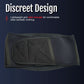 Black RCAI Basic Lumbar Sacral Orthosis with slim, lightweight design, Velcro closure, made in the USA, best orthopedic.