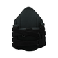 Black TLSO back brace with adjustable Velcro straps, contoured design, made in the USA, RCAI best orthopedic braces for B2B.