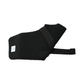 Black wrap-around thumb support with adjustable strap and hook-and-loop closure, made in the USA, RCAI logo visible,.