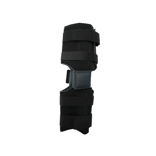 Black Flex POP Knee Accessory Kit with multiple adjustable straps and blue padded support, made in the USA, designed for.