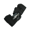 Black Flex Pop Elbow brace with adjustable straps and metal hinge, made in the USA, best orthopedic brace for B2B.