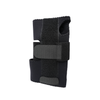 Black adjustable wrist extension splint with ergonomic straps and breathable fabric, made in the USA, RCAI best orthopedic.