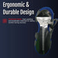 RCAI adaptable resting hand with aluminum frame, blue foam padding, and adjustable straps, ergonomic design made in the USA, .