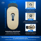 RCAI MPO 2000® ambulatory attachment in beige with toe post, adjustment screw, and twist-release mechanism, made in the USA, .